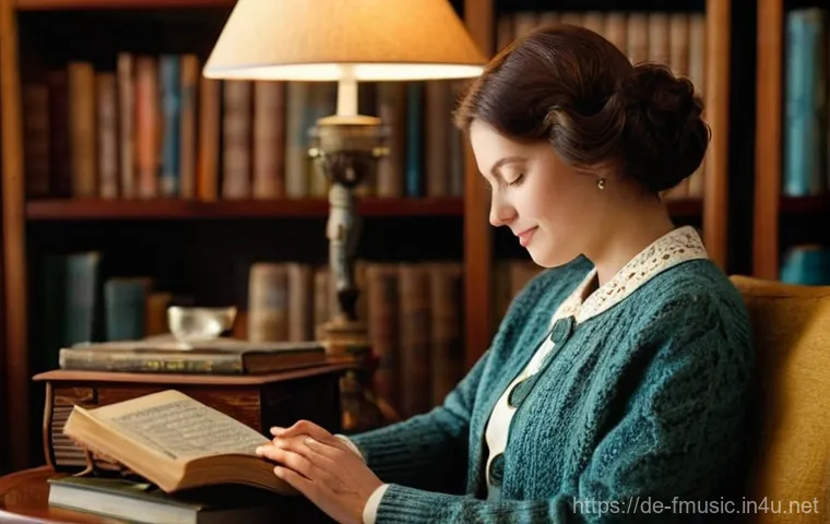 카펜터스의 Yesterday Once More 원곡 의미 - **Prompt 1: The Embrace of Nostalgia**
    "A cozy, softly lit living room bathed in warm, golden hu...